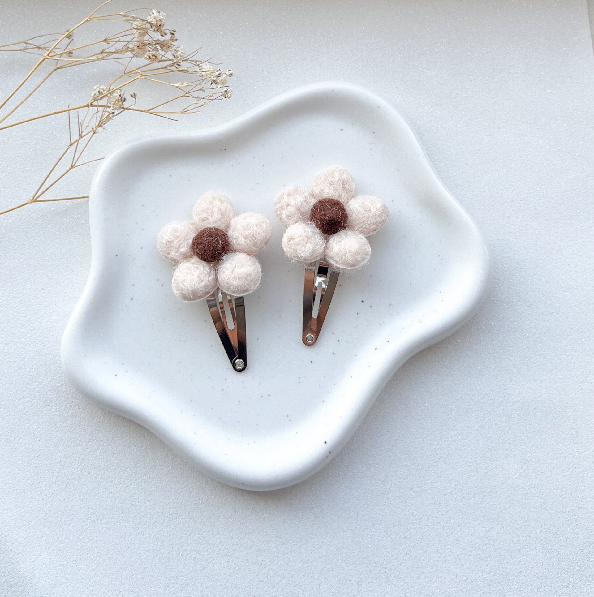 Teddy madelief beige