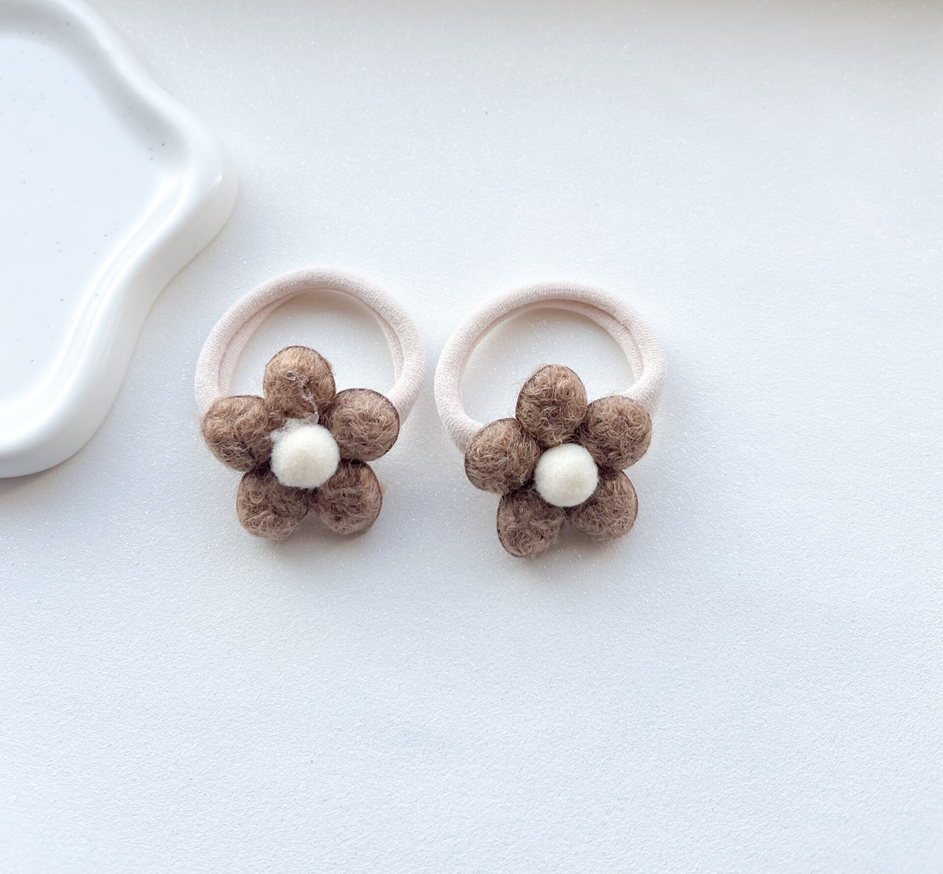 Elastiek - Madelief teddy bruin