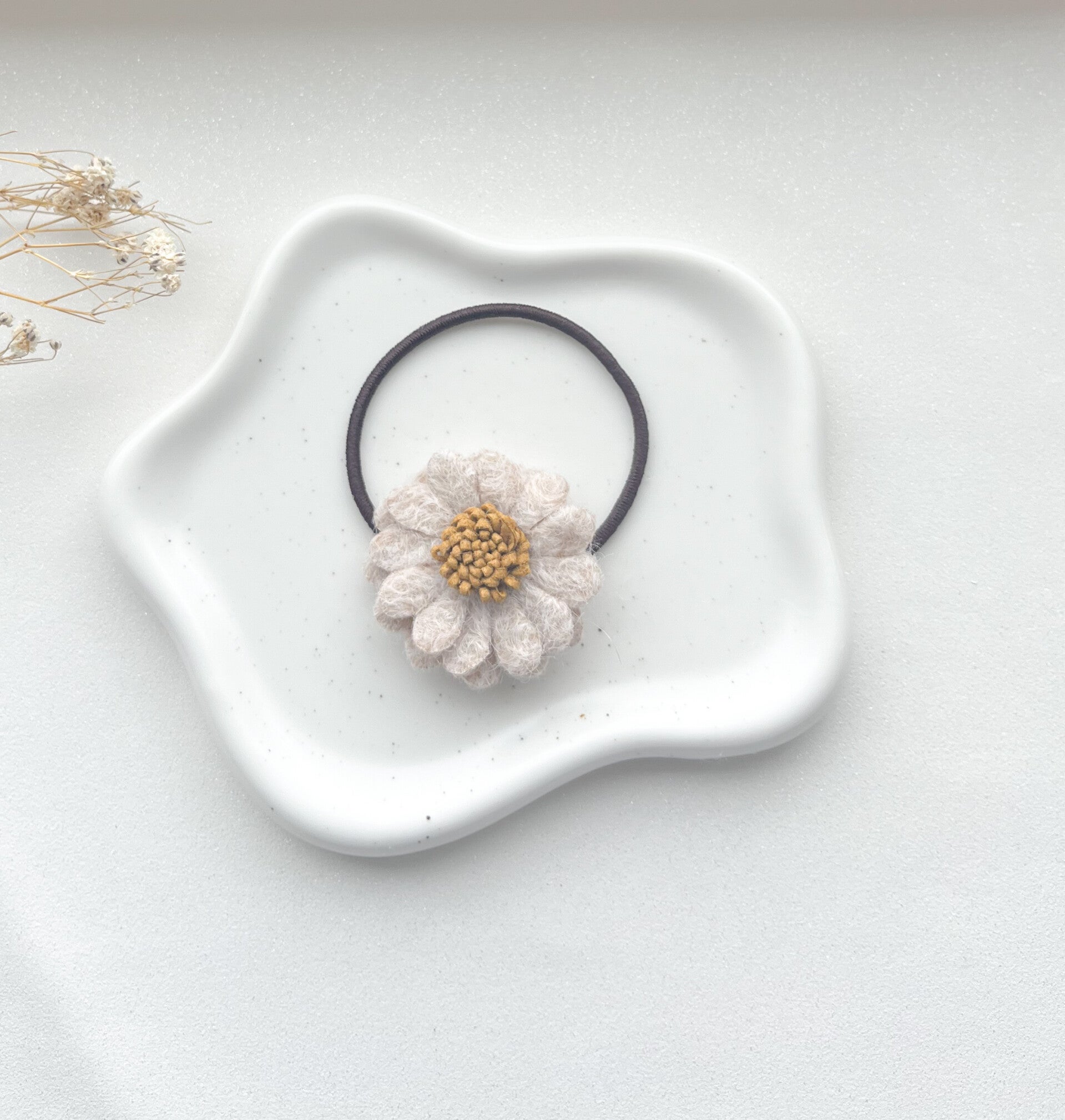 Haarelastiek soft flower 4