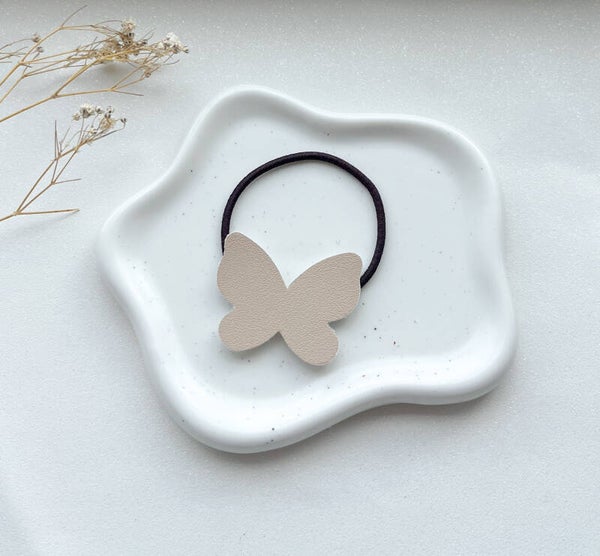 Haarelastiek vlinder - Pastel