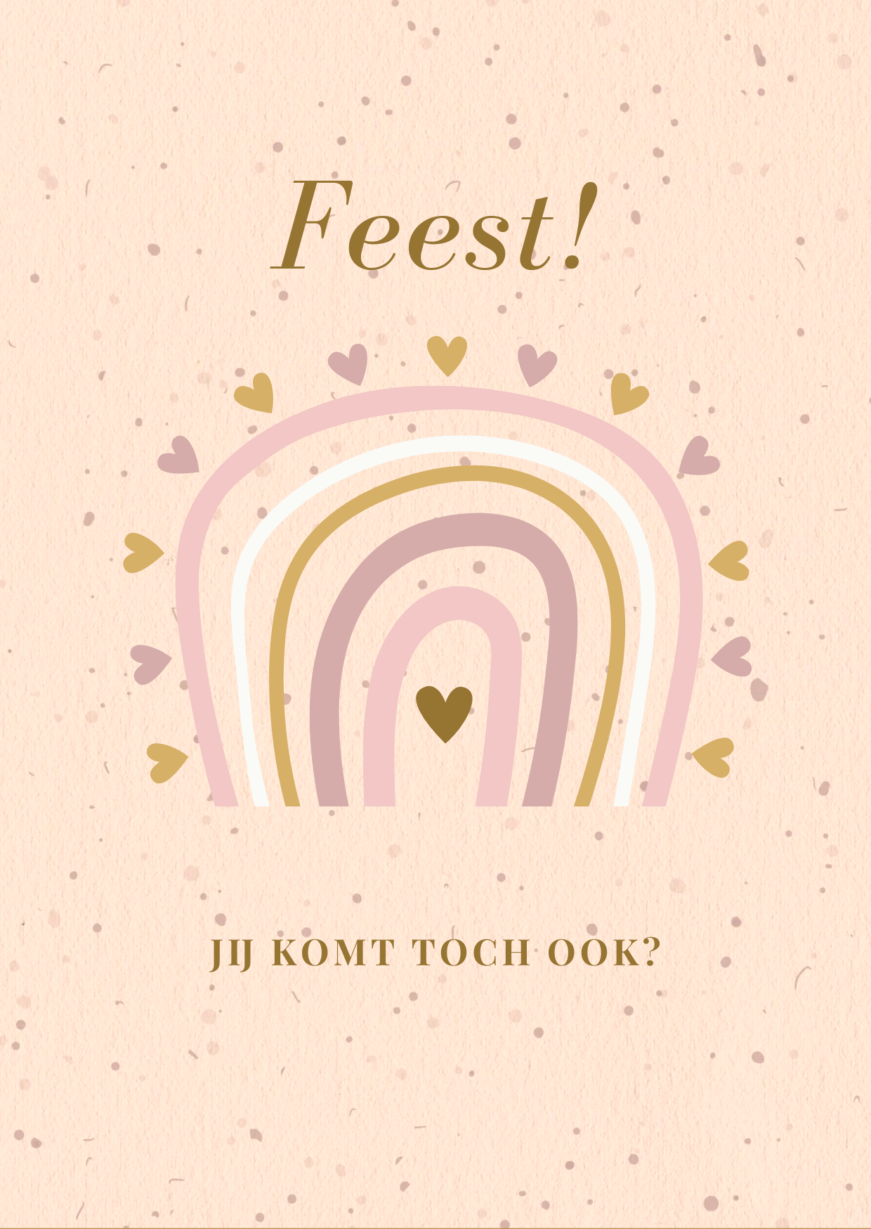 Uitnodigingen 'Over the rainbow' - 8 stuks