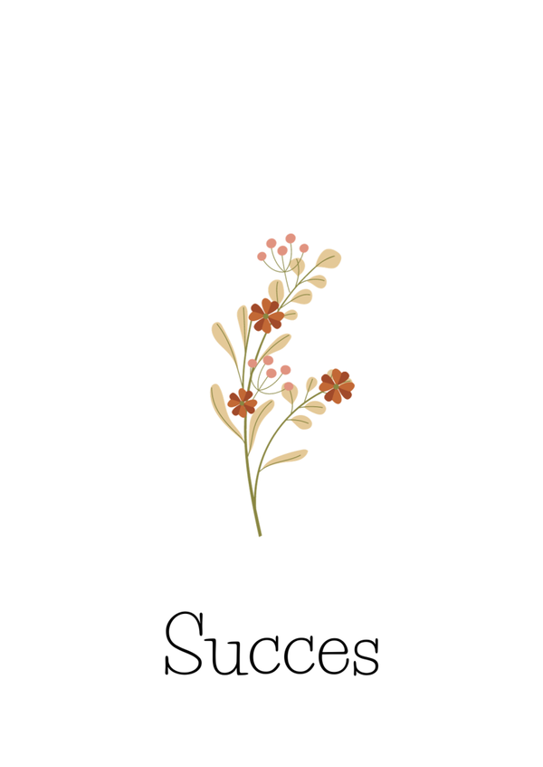 Wenskaart - Succes