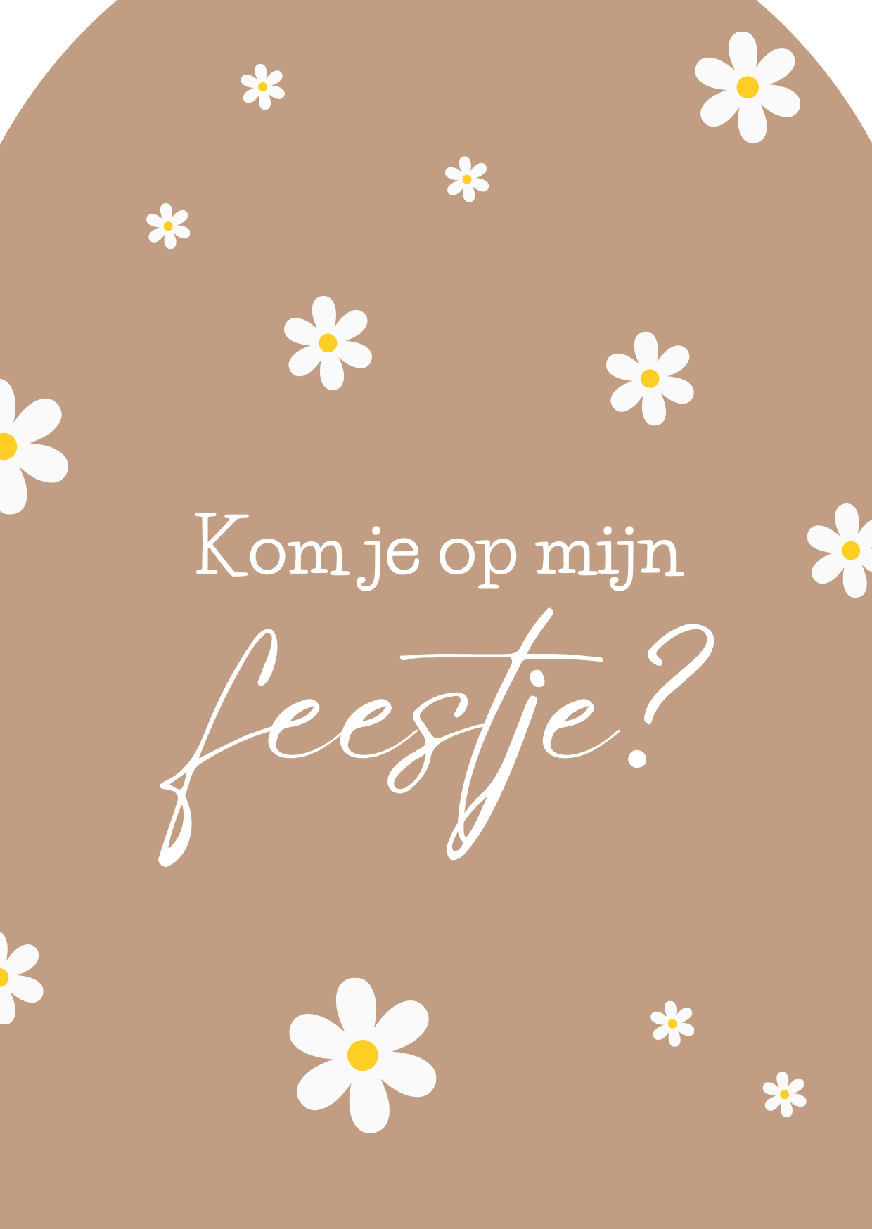 Uitnodiging Madelief - 8 stuks