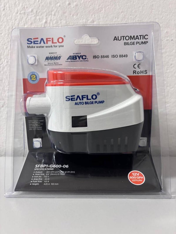 Pompe di sentina automatiche SeaFlo 600gph 12v