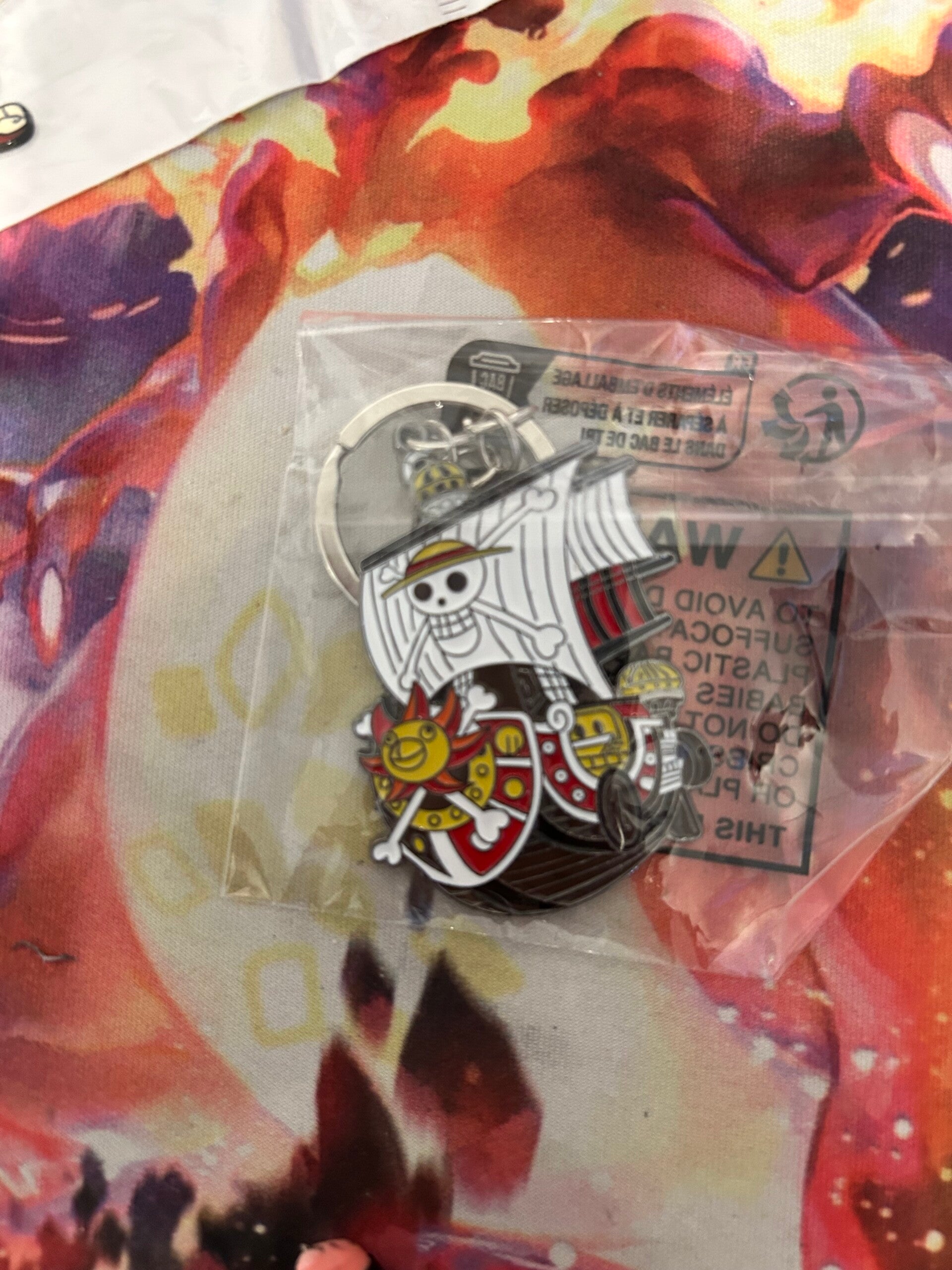 Thousand Sunny bateau one piece porte clé métal