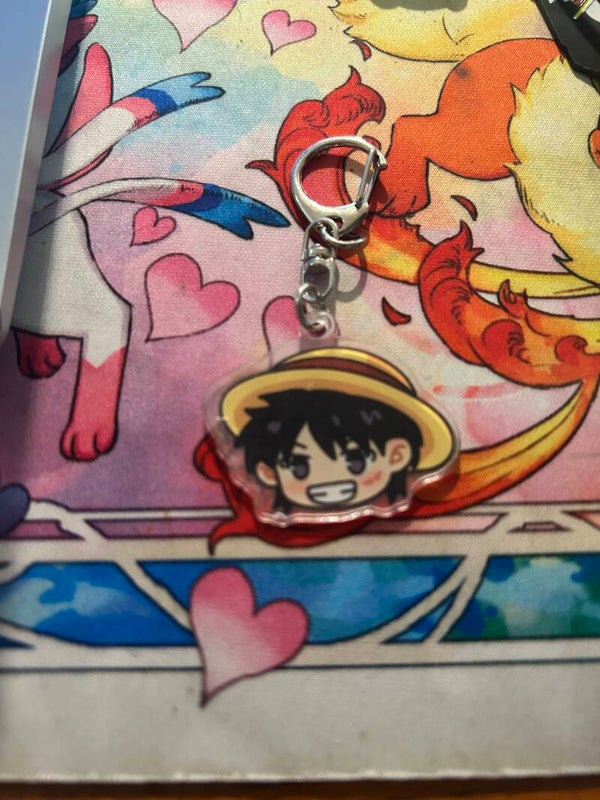 Porte clé acrylique luffy one piece