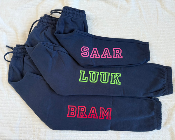 Joggingbroek met naam
