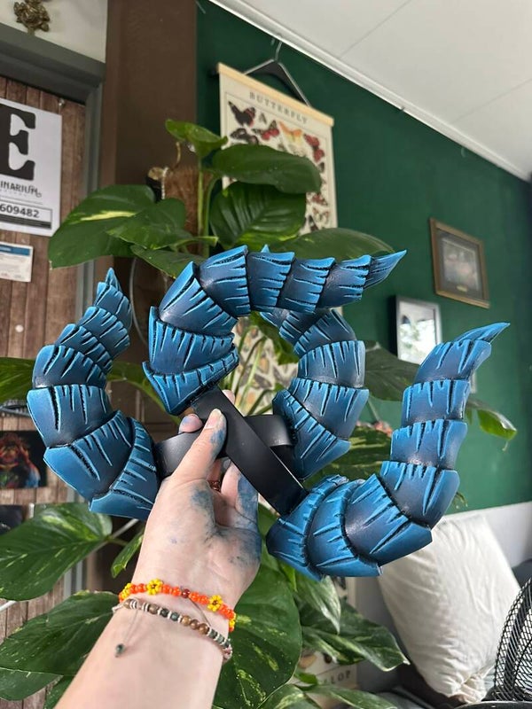 'blue' horns Eva-foam