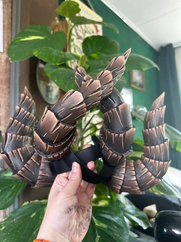'dark brown' horns Eva-foam
