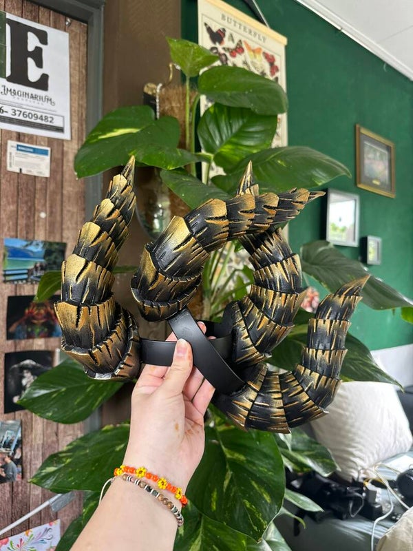 'gold tips' horns Eva-foam