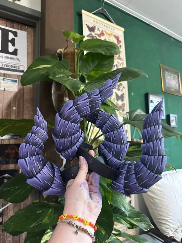 'purple' horns Eva-foam