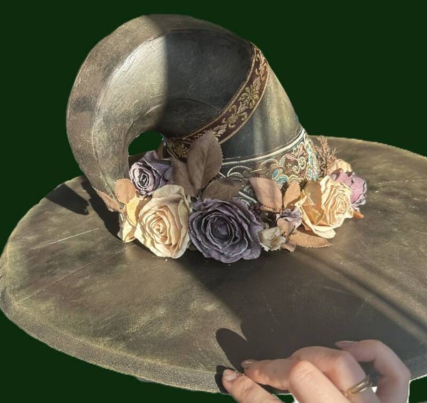 Witch hat Eva-foam brown