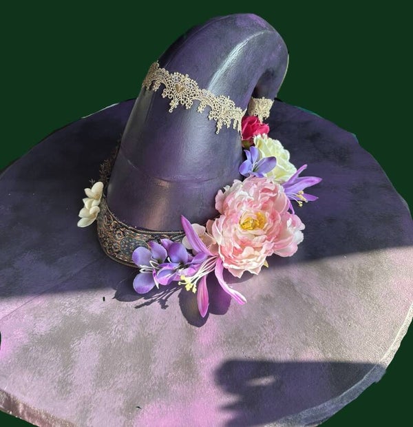Witch hat Eva-foam purple