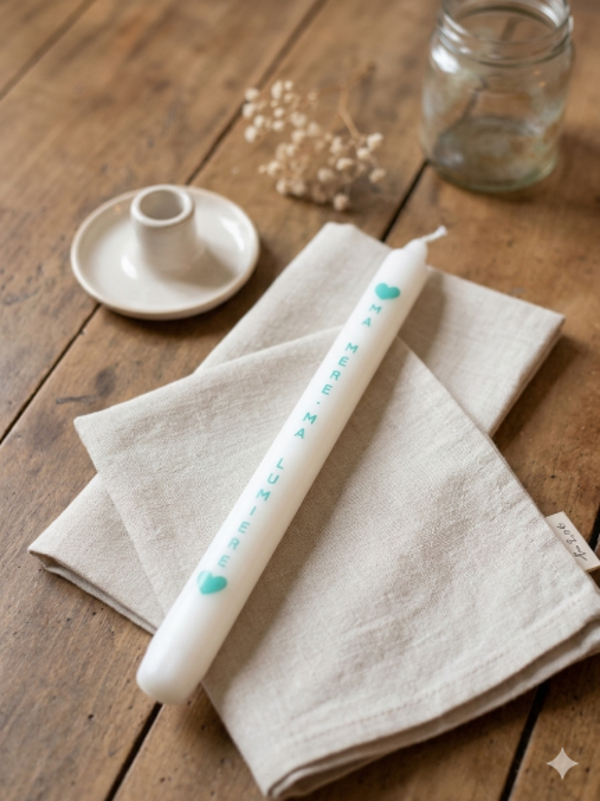 Bougies Personnalisées pour la fête des méres