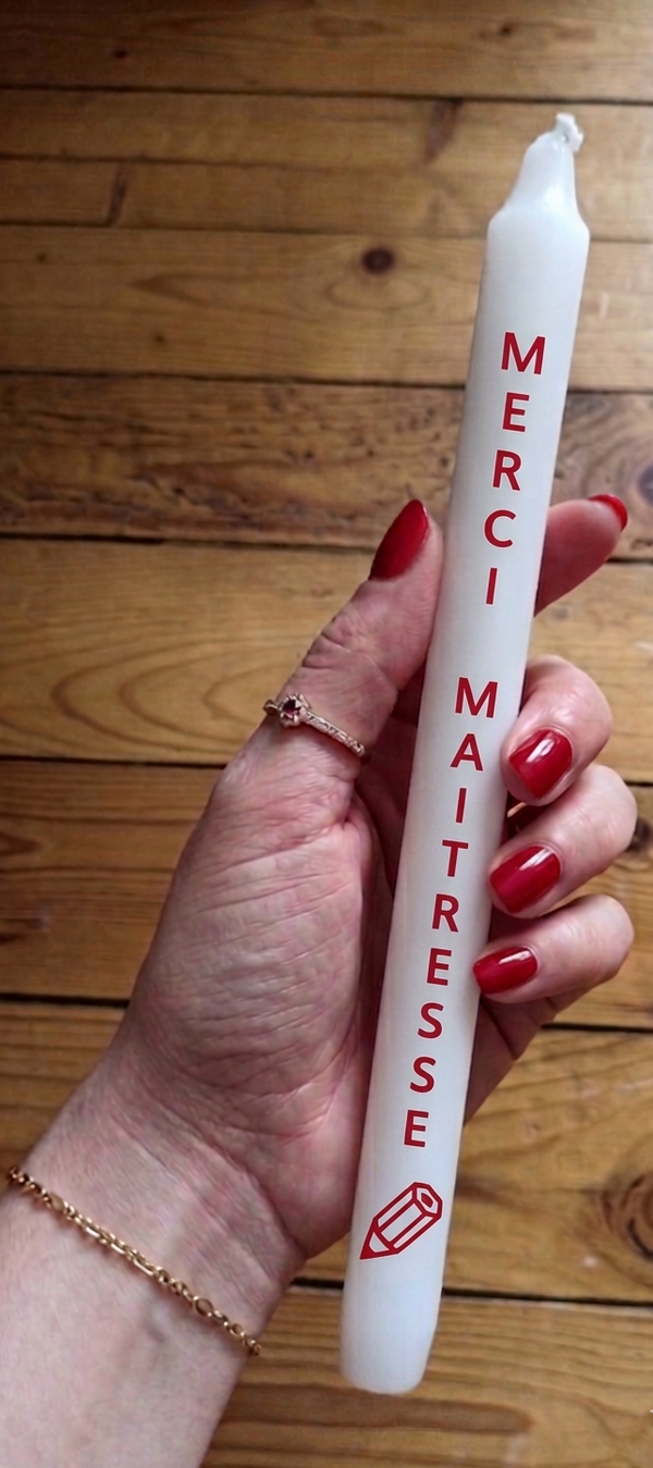 Bougies merci maîtresse