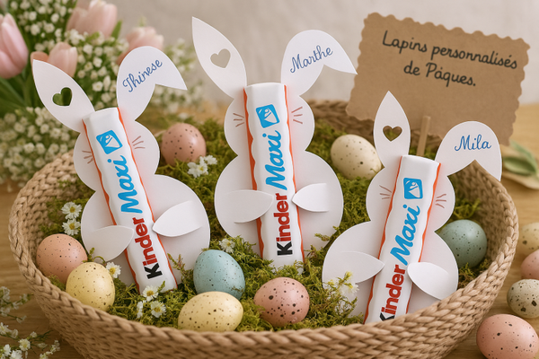 Lapin personnalisés pour chocolat