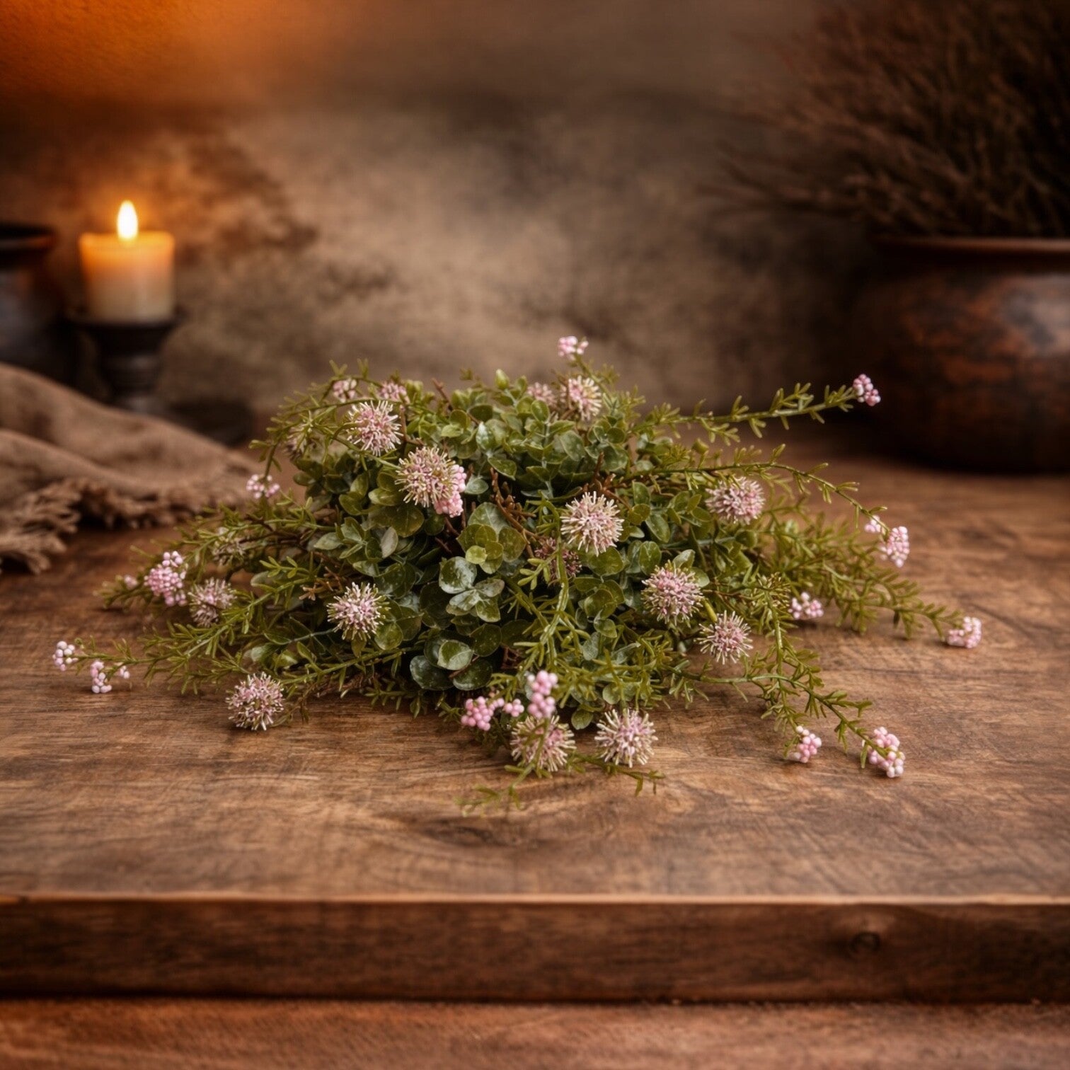 Halve bol (kunst) Klein - Roze