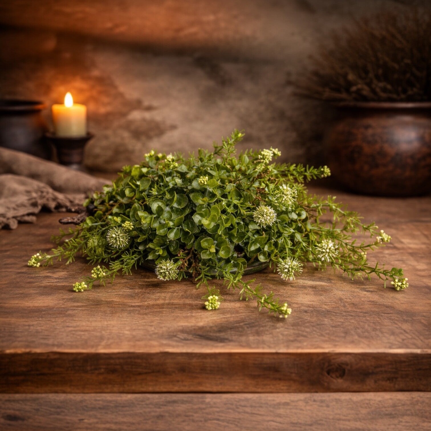 Halve bol (kunst) Klein - Groen