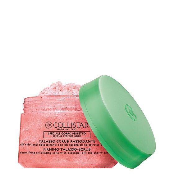 FIRMING TALASSO-SCRUB detox exfoliërende zeezouten met essentiële oliën en kersen extract