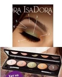Isa Dora Eye Shadow Palette 55 Bohemian Rhapsody