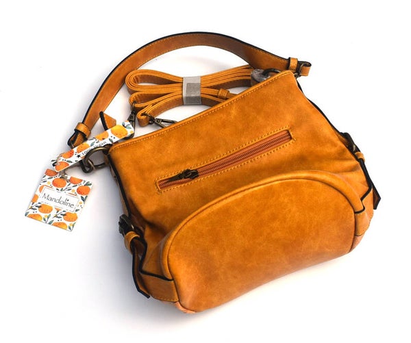 Handtas van het merk Mandoline. Kleur Geel.