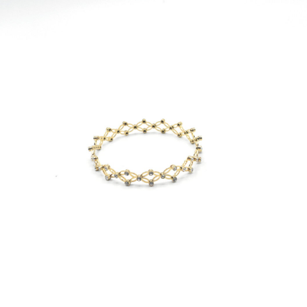 Zelf te vormen goudkleurige armband