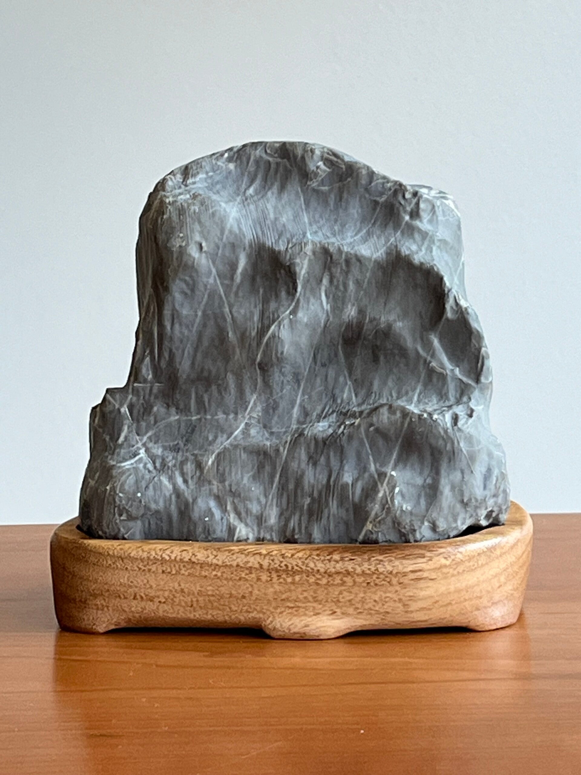 Limestone on Black Walnut