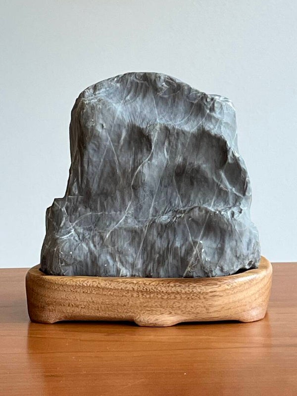 Limestone on Black Walnut