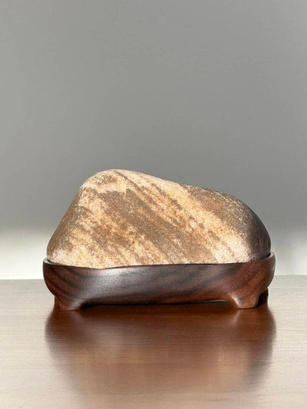 Quartzite on Black Walnut