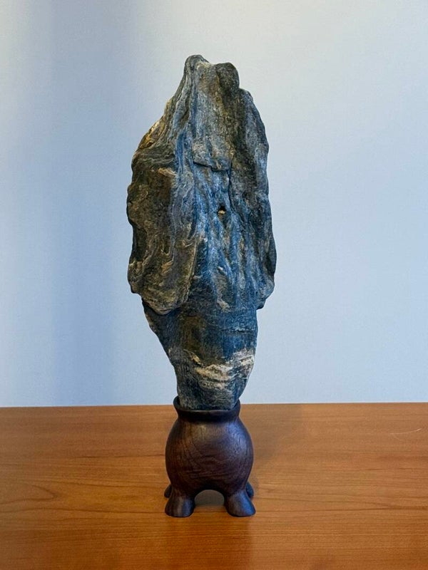 Schist on Mahogany