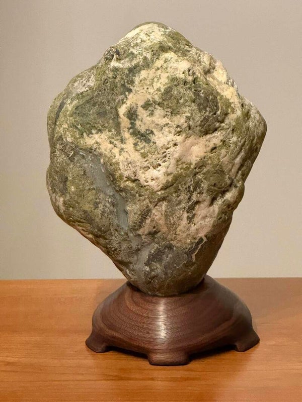 Unakite on Black Walnut