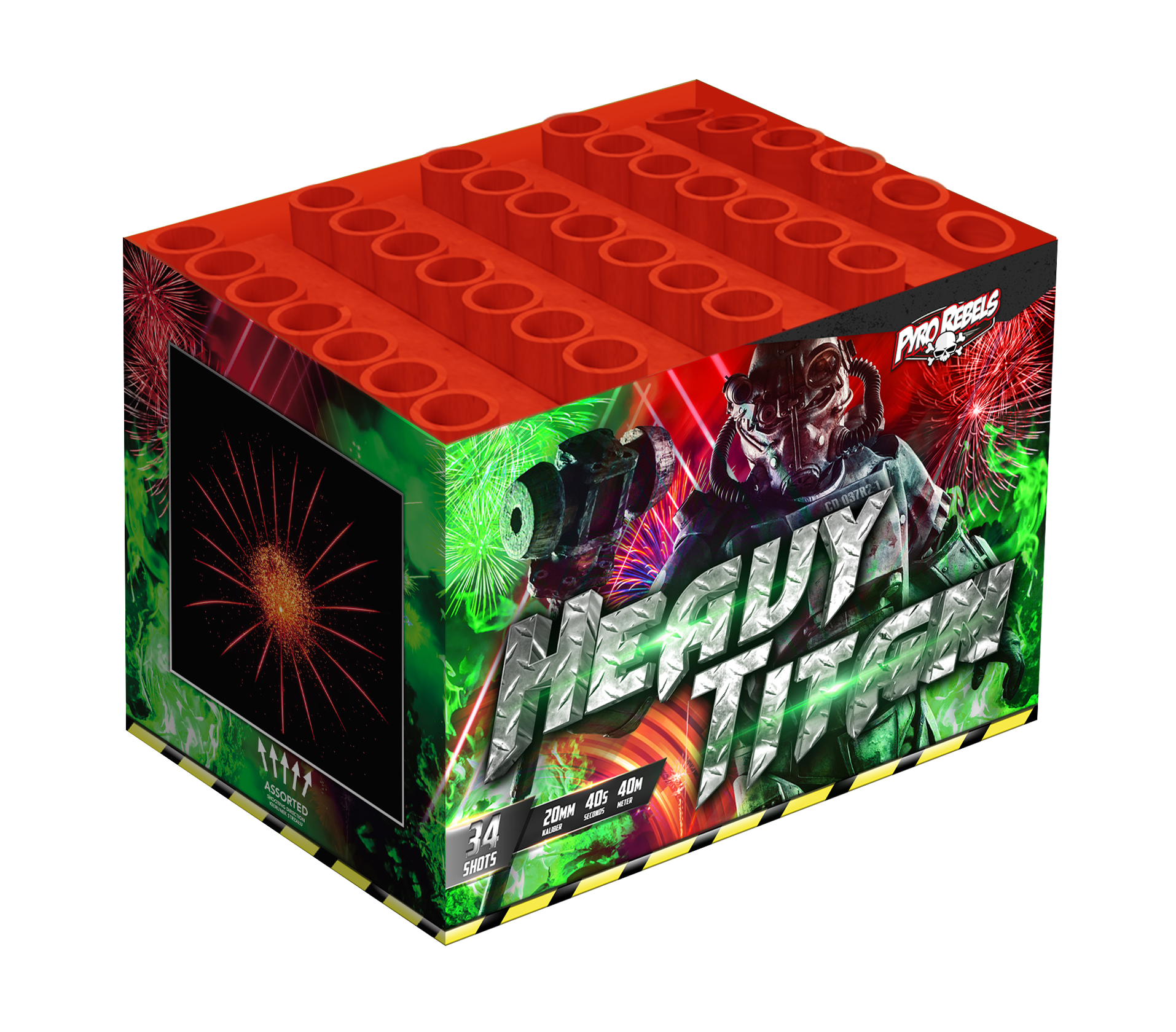 Rubro Pyro Rebels Heavy Titan 500G