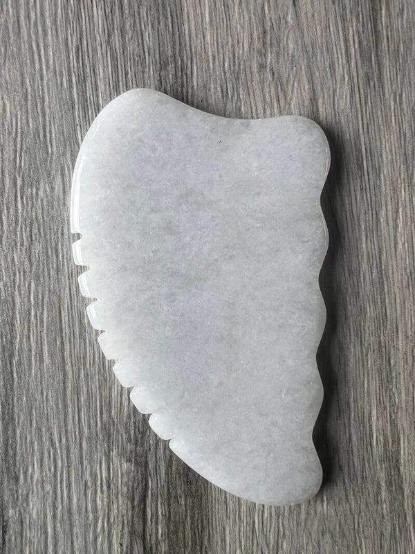 Bergkristal Guasha steen