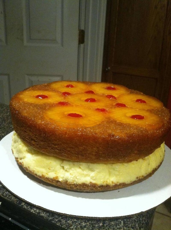 Pineapple Upside-down Cheesecake Cake
