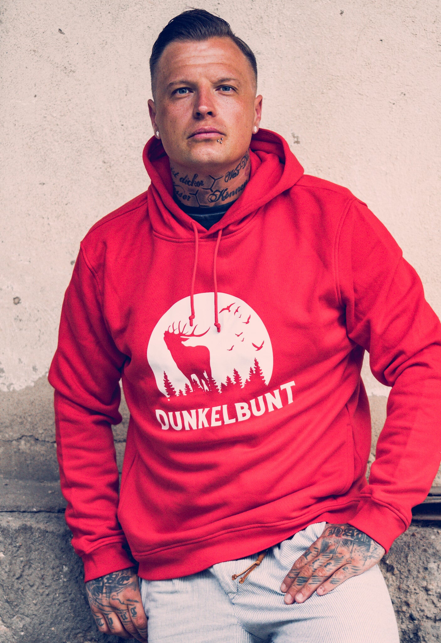 Dunkelbunt® Hoodie „Wild Flame“