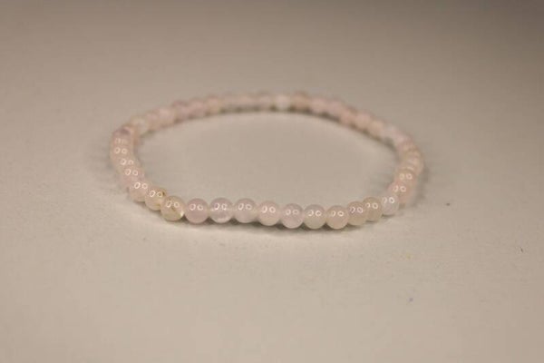 Rozenkwarts 4mm armband