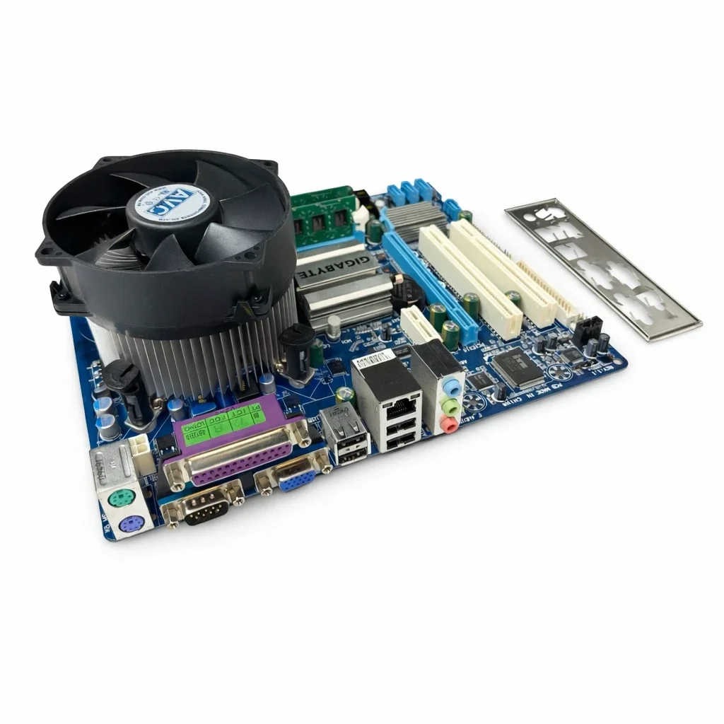 Carte mère Gigabyte GA-G41M-ES2L +Core2 Duo E7500 2.26GHz+4Go DDR2 Retro Gaming