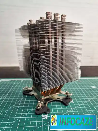 Radiateur processeur passif Socket 775 – cuivre & aluminium – rétro PC