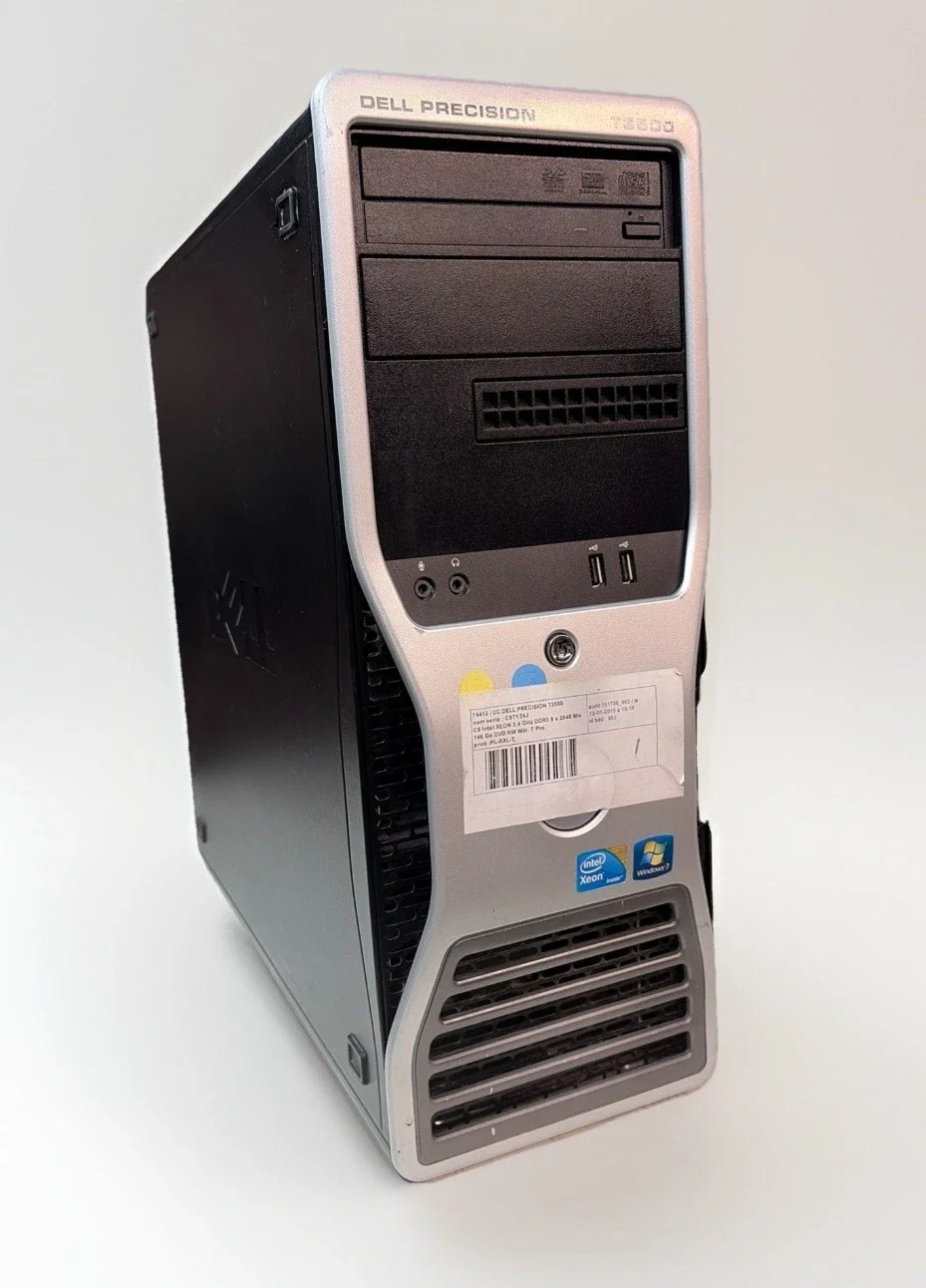 Dell Precision T3500 Xeon W3503 • 6Go • 500Go • Quadro FX 580 • Windows 7 Pro