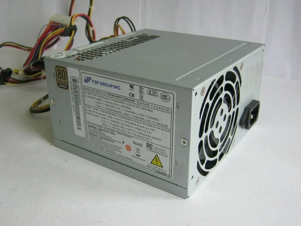 🖥️ Alimentation PC ATX FSP FSP300-60EP(1)Bronze+ ✅ Testée & Dépoussiérée