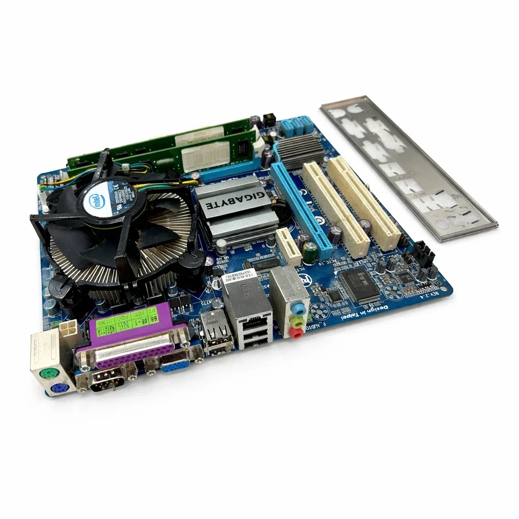 Carte mère Gigabyte GA-G31M-ES2L Micro ATX Vintage Rétro Dual Core 2.8GHz 4Go