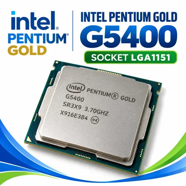 Processeur Intel Pentium Gold G5400 3,70 GHz – Socket LGA1151