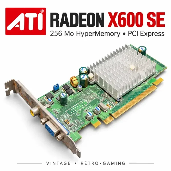 Carte VIDEO ATI RADEON X600SE 256MB HYPERMEMORY V/VO