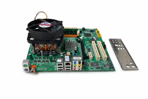 Carte mère MSI MS-7301 + CPU + 2Go RAM – Pack PC rétro Windows XP