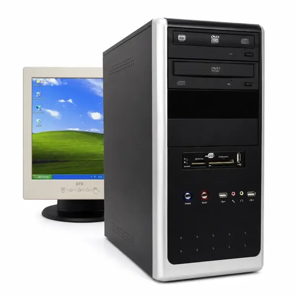 PC Rétro Gaming Windows XP Pro E2140 3Go 320Go Foxconn Seagate ATX