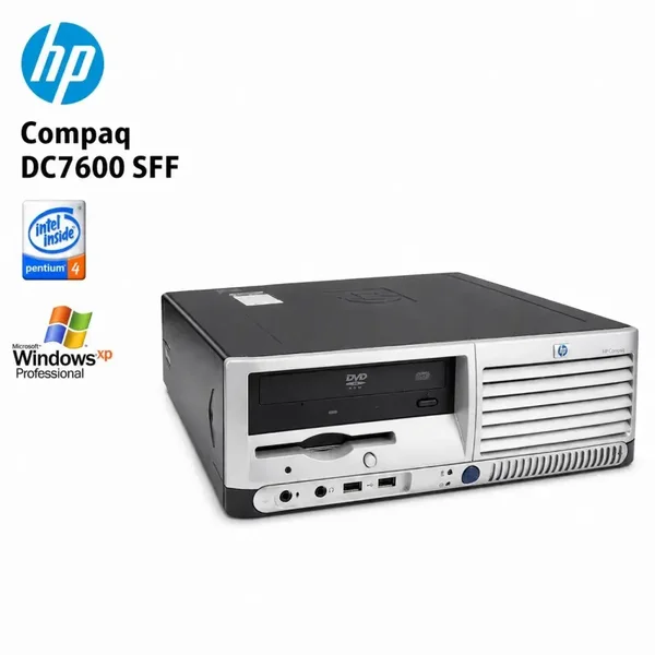 HP Compaq dc7100 SFF Pentium 4 3GHz 256Mo 40Go Windows XP Pro Rétro