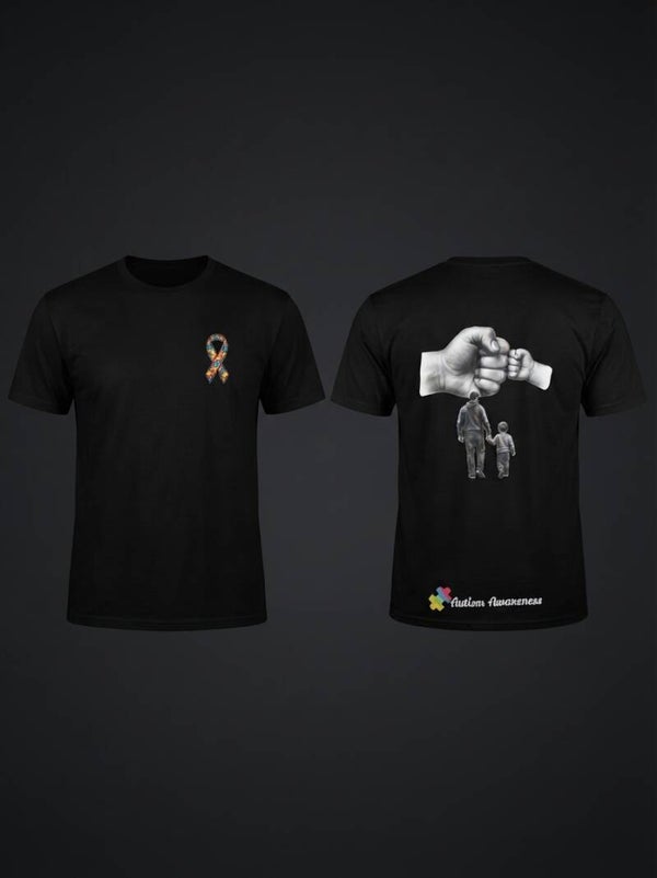 Autism Awareness Black T-Shirt - I got you Design - 10% of proceeds are donated