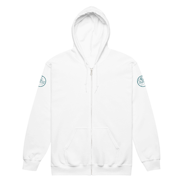 Sweat à capuche zippé unisexe