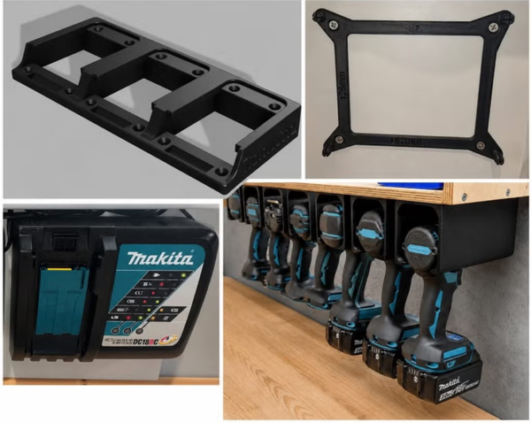 Makita Accu- en Gereedschapshouders