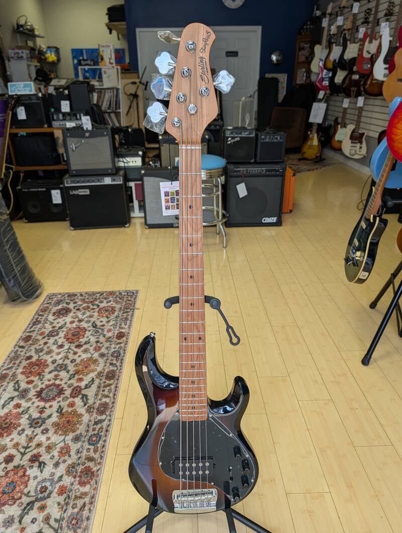 StingRay5 Vintage Sunburst/Roasted Maple neck